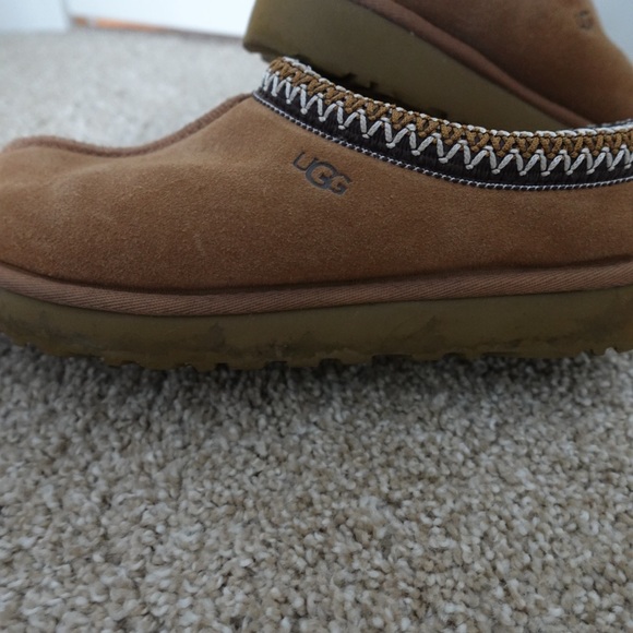 UGG Tan Suede Slip-On Shoes - Picture 2 of 3